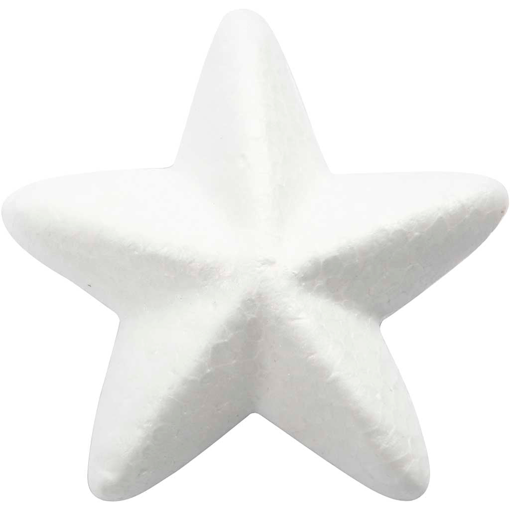 Creativ Company Sterne, B: 6 cm, weiß, 50 Stück 1 Box