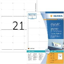 Etiketten herma
