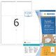 Etiketten herma 10317 weiß 99,1 x 93,1 mm 600 Etiketten