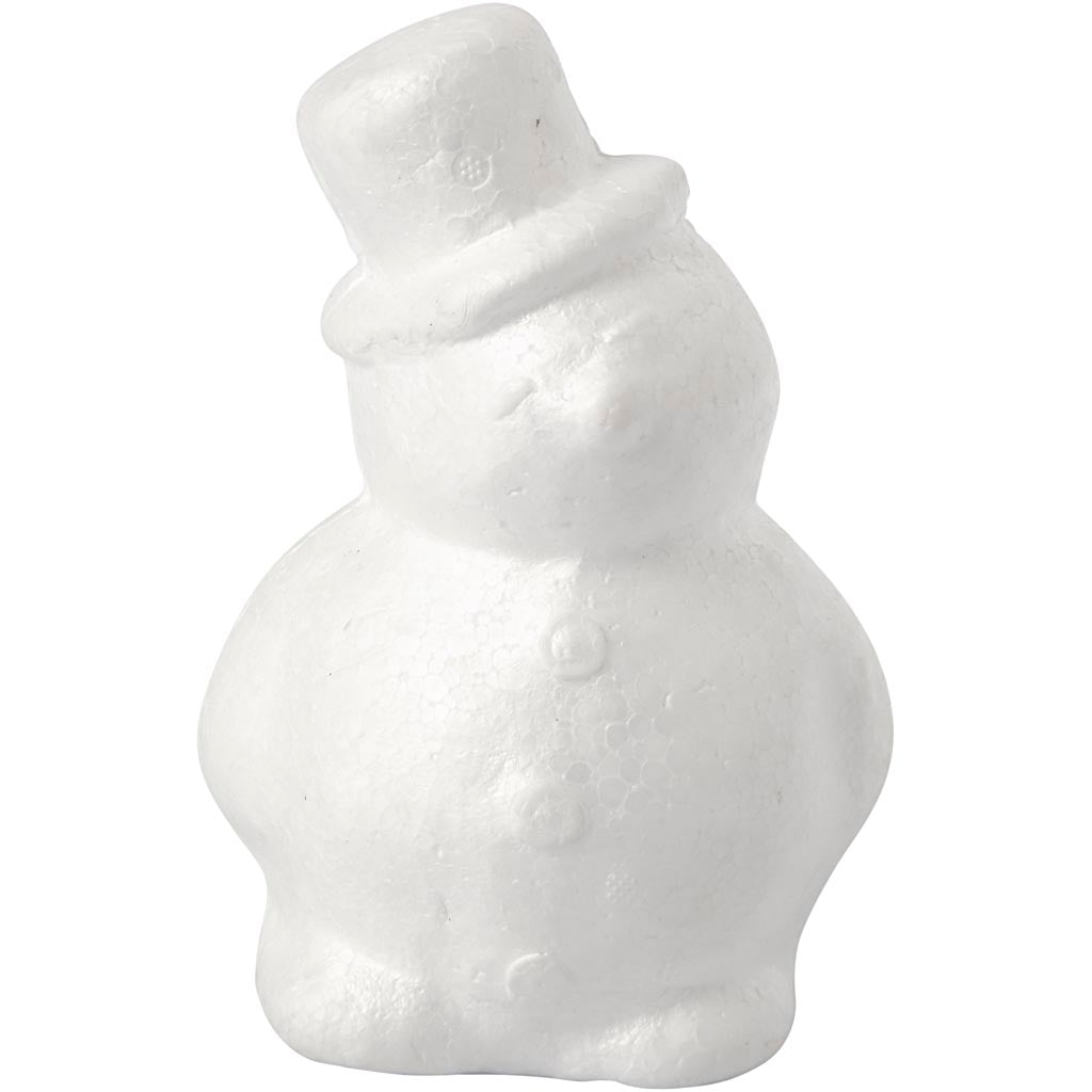 Creativ Company Schneemann, H: 17 cm, weiß, 1 Stück