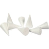 Creativ Company Kegel, H: 11 cm, T 5,5 cm, weiß, 50 Stück 1 Box