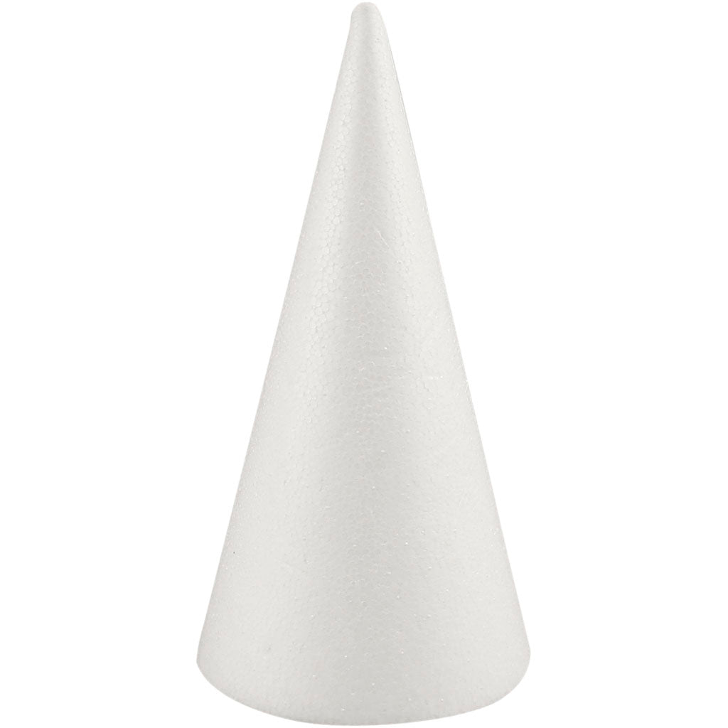 Creativ Company Kegel, H: 19,5 cm, T 7 cm, weiß, 1 Stück