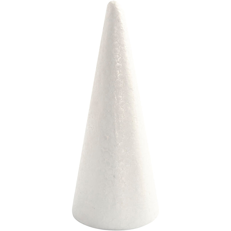 Creativ Company Kegel, H: 19,5 cm, T 7 cm, weiß, 1 Stück