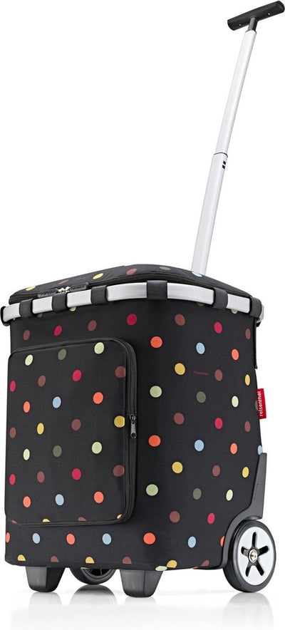 Reisenthel Carry Cruiser Plus Einkaufstrolley – 43 + 3 l – Punkte schwarz