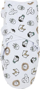 Meyco Babytier-Wickeltuch, gefüttert, mehrfarbig, 0–3 Monate, 2,0 Tog