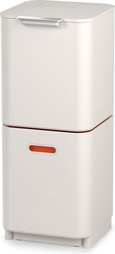 Joseph Joseph intelligenter Abfalleimer Totem 2.0 kompakter Recycler – 40 l – Stein