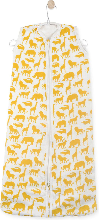 Jollein Sommerschlafsack Baby Hydrophil 70cm Safari - Ocker