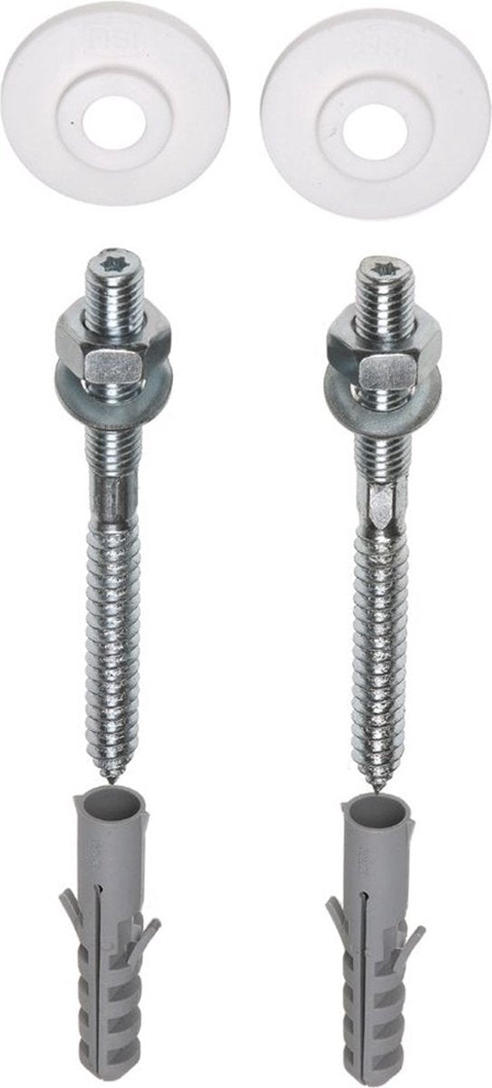 Plieger Waschtisch-Montageset 2tlg. - M10x110mm - mit Dübel