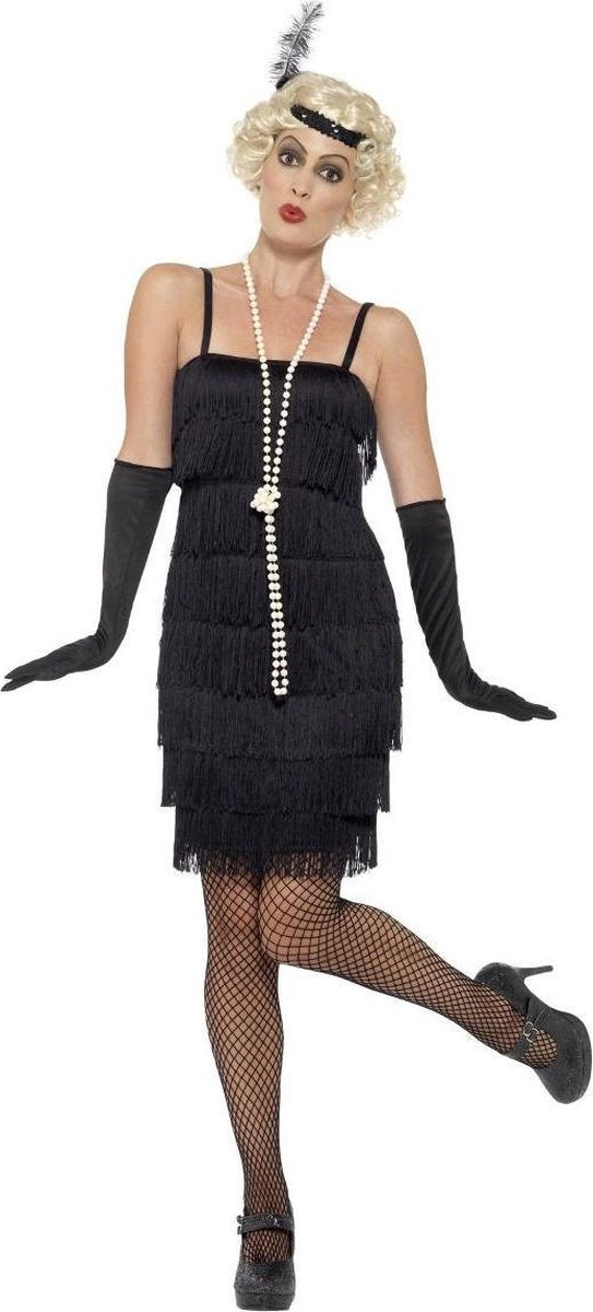 Smiffys Charleston Kleid schwarz - Größe XL