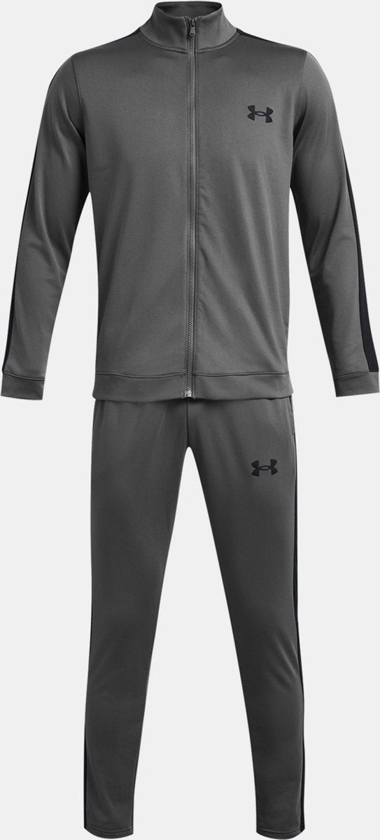 Under Armour UA Rival Knit Trainingsanzug – Grau Herren-Trainingsanzug – Castlerock – Schwarz
