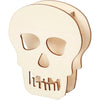 Creativ Company Totenkopf, Totenkopf oder Totenkopf, H: 13,5 cm, T: 3 cm, B: 11,5 cm, 1 Stück