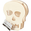 Creativ Company Totenkopf, Totenkopf oder Totenkopf, H: 13,5 cm, T: 3 cm, B: 11,5 cm, 1 Stück
