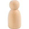 Creativ Company Holzfigur, oval, H: 6 cm, 5 Stück 1 Box