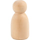 Creativ Company Holzfigur, oval, H: 6 cm, 5 Stück 1 Box
