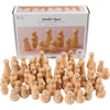 Creativ Company Holzfigur, H: 5-8 cm, 90 div. 1 Box
