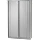 Rolltürenschrank hoch Bisley 120x43x198cm silber 4 Einlegeböden