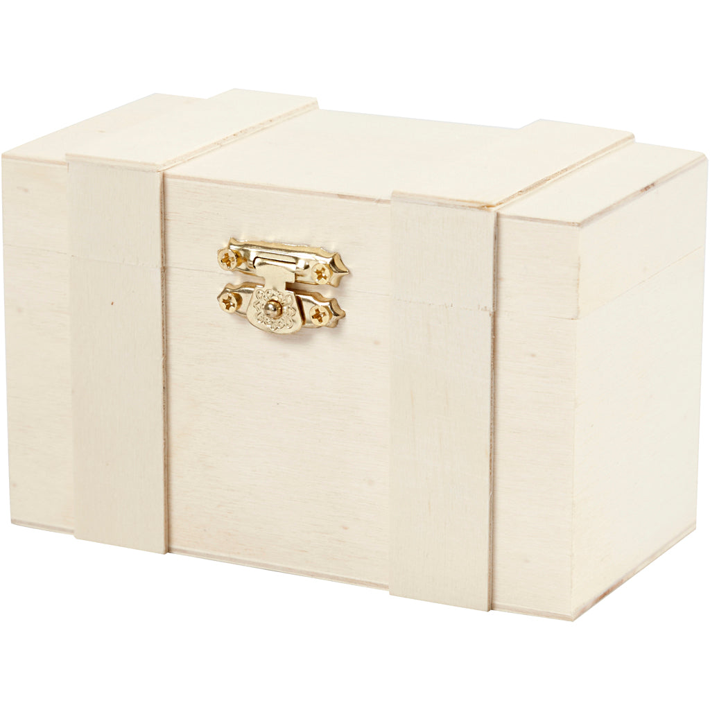 Creativ Company Holzschatzkiste, 12,5 x 7,5 x 6 cm