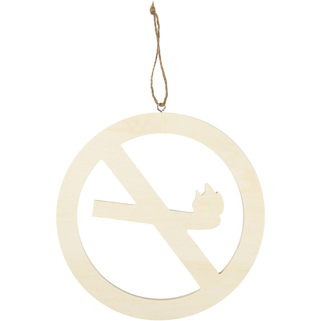 Firmenschild Creativ, Nichtraucher, Größe 21,3 cm, Stärke 0,9 cm, 1 Stück