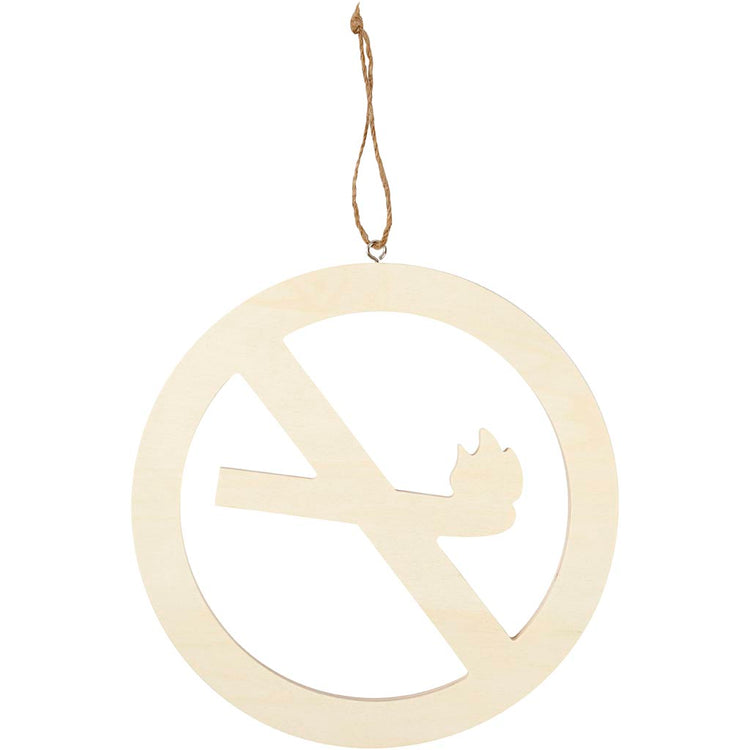 Firmenschild Creativ, Nichtraucher, Größe 21,3 cm, Stärke 0,9 cm, 1 Stück