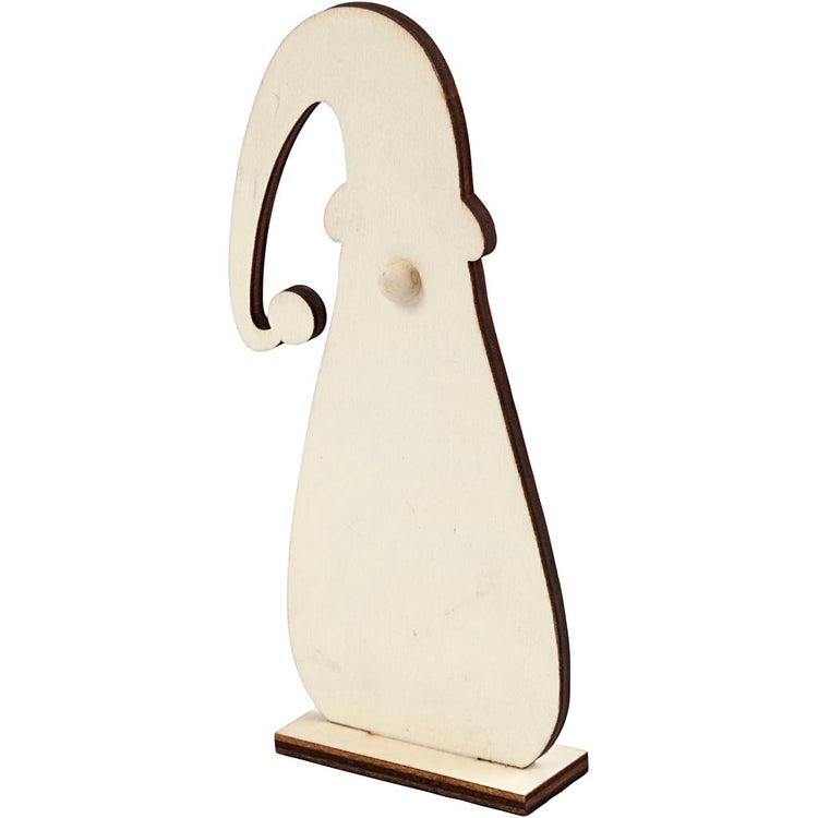 Creativ Company Weihnachtszwerg, H: 15 cm, T: 2,4 cm, B: 7 cm, Stärke 3 mm, 1 Stück