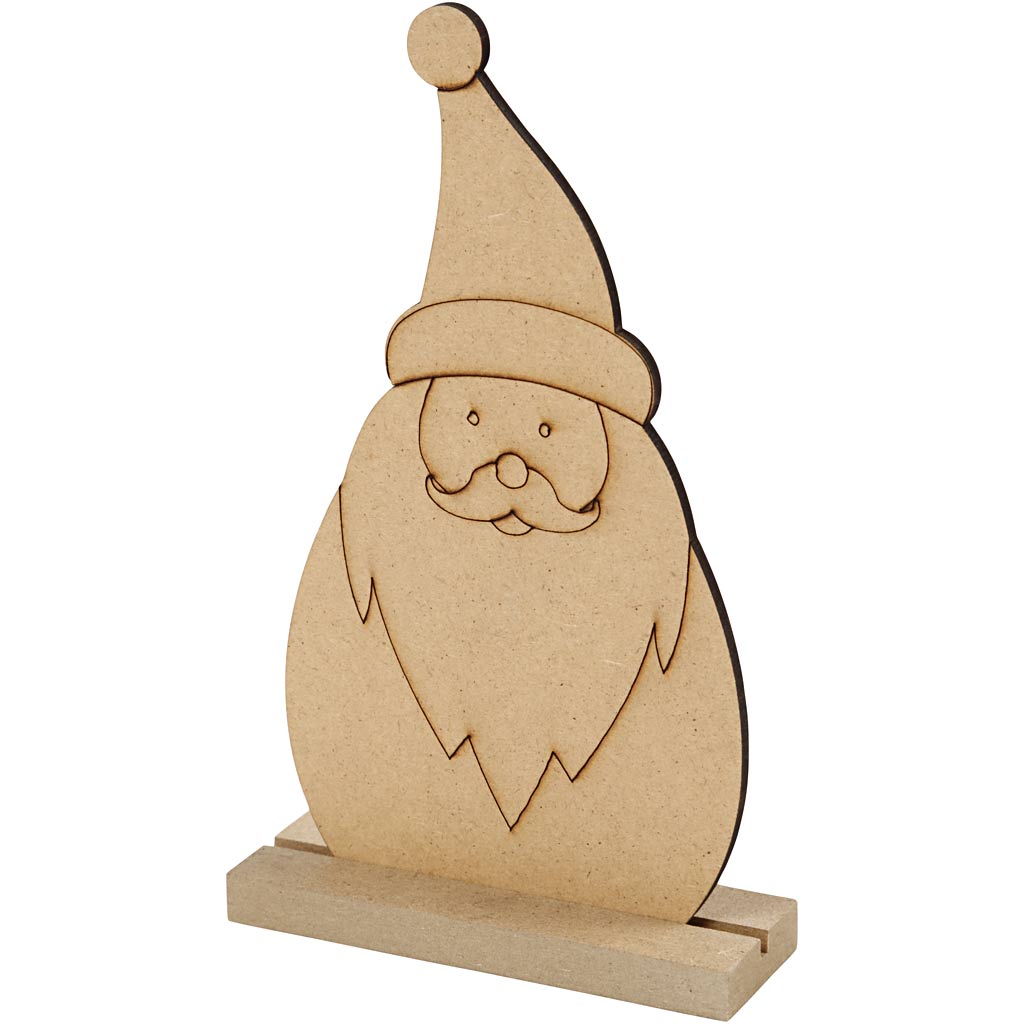 Hölzerne Weihnachtsperson Santa Claus