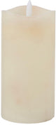 Arti casa LED-Kerze – Timer 6 Stunden – batteriebetrieben – 7,5 x 15 cm – Elfenbein