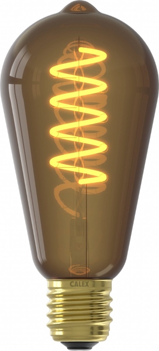 Calex LED-Glühlampe – ST64 – E27 – natürliche Lichtquelle – dimmbar – warmweißes Licht – 4 W
