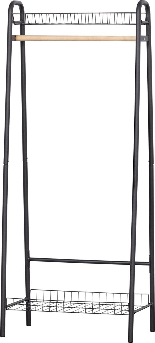 Woood Jovi Kleiderständer – Metall – Schwarz – 167 x 70 x 41