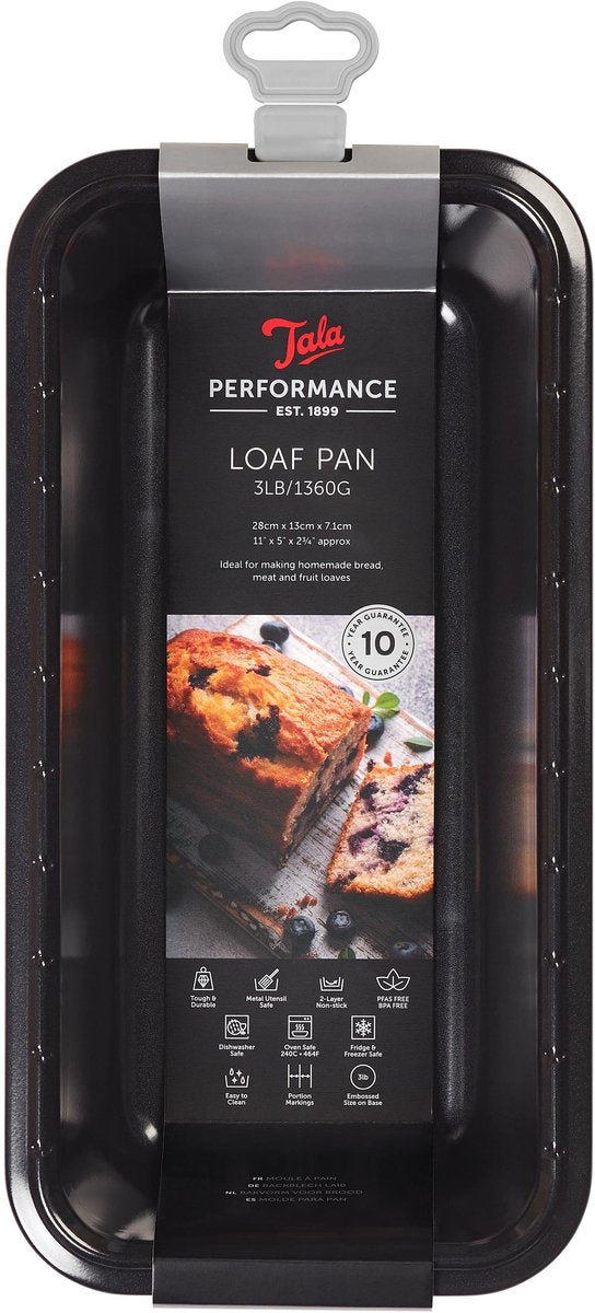 Tala Performance - Kuchenform - Brotform - 30 cm - Antihaftbeschichtung - ofenfest - PFAS-frei