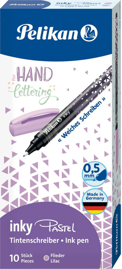 Pelikan Tintenstift Inky 273 Pastell Flieder 10 Stück