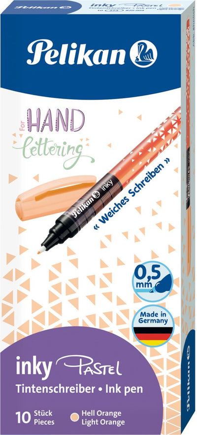Pelikan Tintenstift Inky 273 Pastell Hellorange 10 Stück