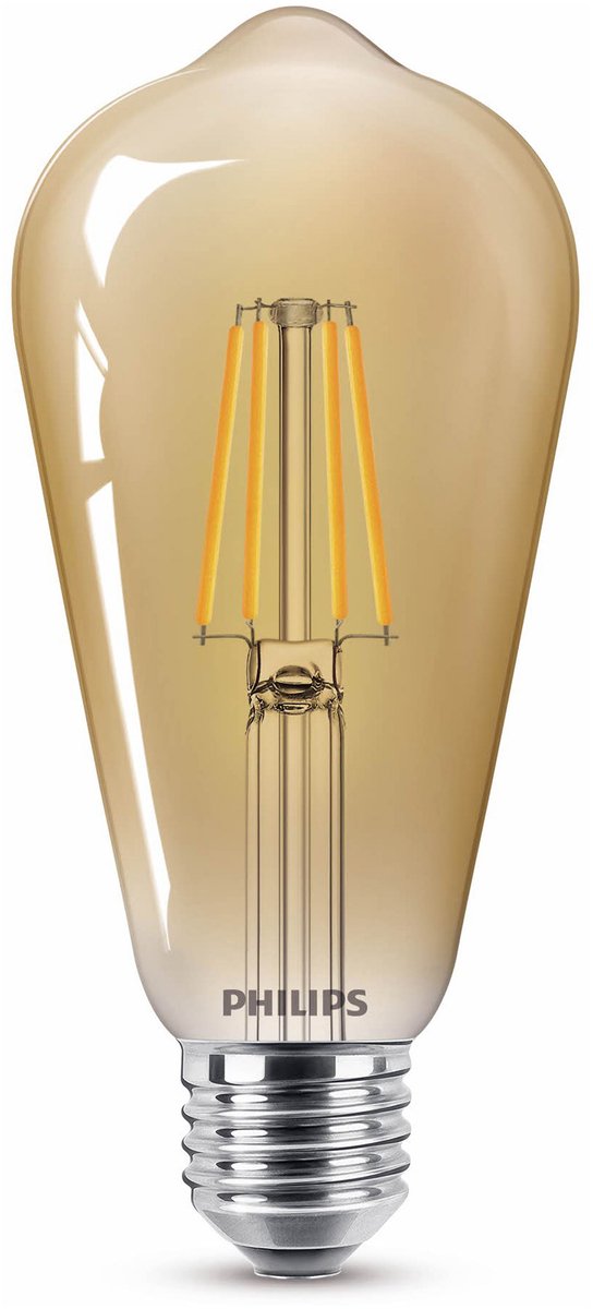 Philips LED Edison Gold – 35 W – E27 – extra warmweißes Licht