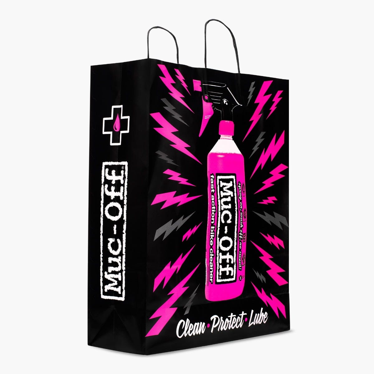 Muc-off-Beutel Papier 1l Flasche Aufdruck