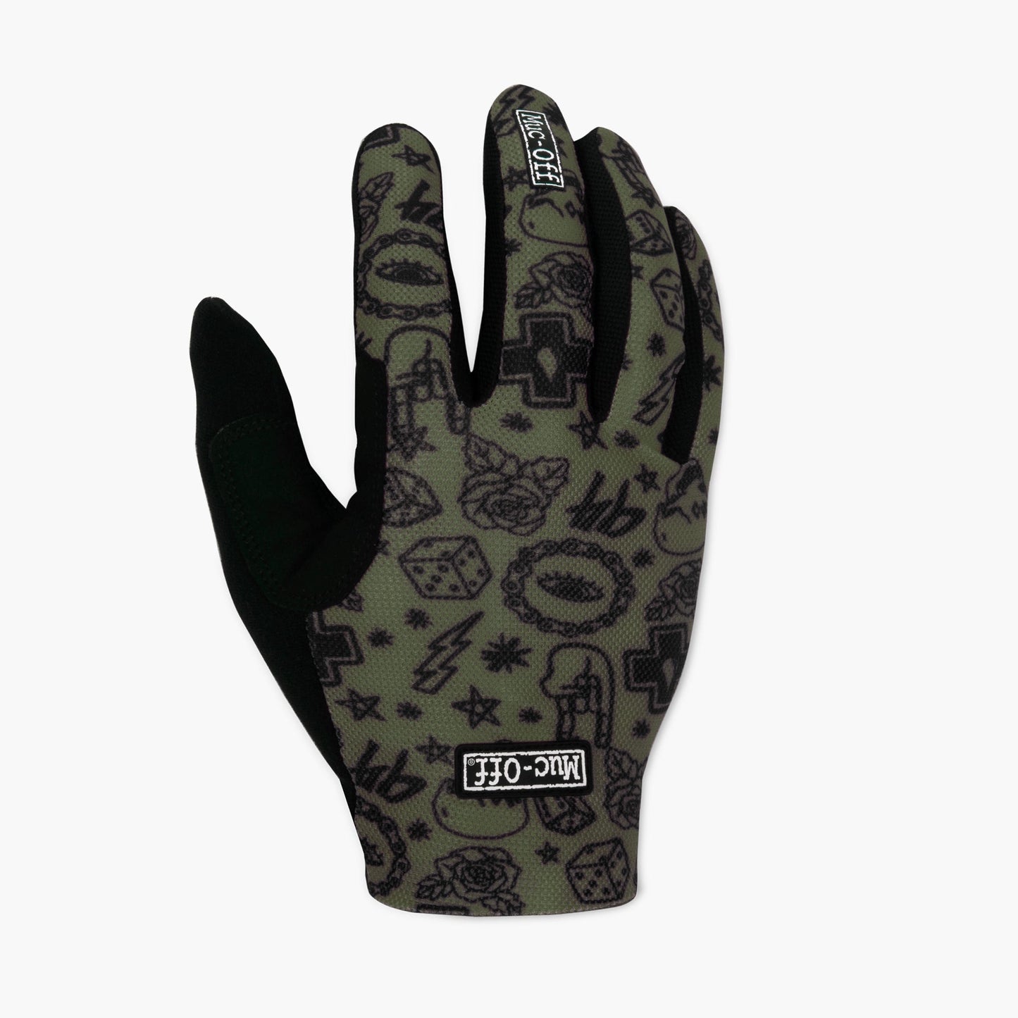 Muc-Off-Handschuh Sommer leicht Ride grün