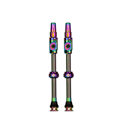 Muc-off Tubeless-Ventil Big Bore Lite XXL schillerndes französisches Presta-Ventil 70 mm