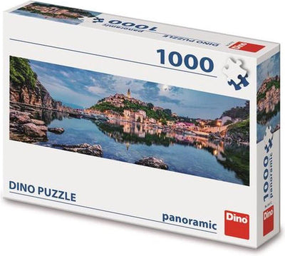 Dinotoys Dino-Puzzle – Panorama-Puzzle der Insel Krk – 1000 Teile