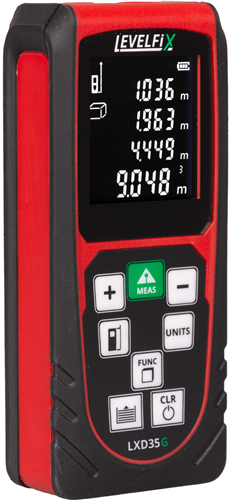 Levelfix lxd35g Entfernungsmesser bis 35 m mit grünem Strahl