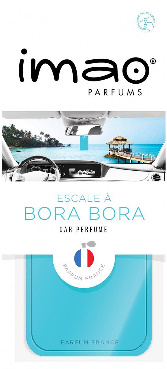 Imao rêves bora-bora – Lufterfrischer – für das Auto – blau – 1 Stück
