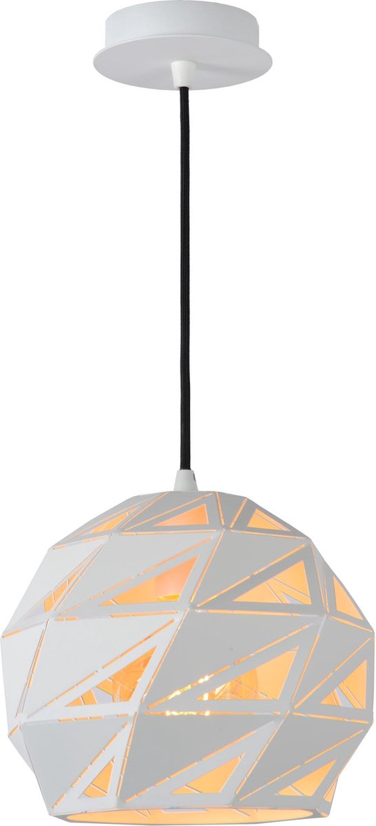 Lucide malunga - Hängelampe - ø 25 cm - 1xe27 - weiß