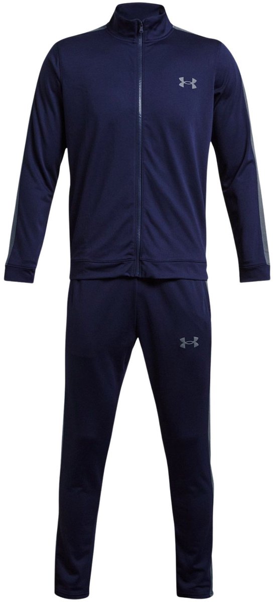 Under Armour UA Rival Knit Track Suit-Blu Herren-Trainingsanzug – Midnight Navy – Grau