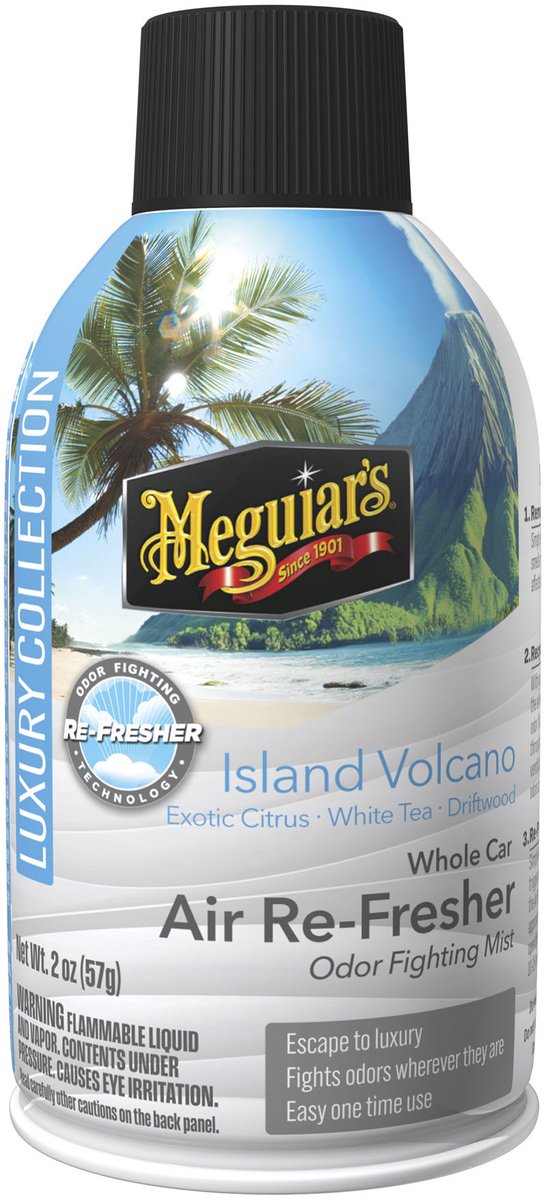 Meguiar's Meguiar's Island Volcano Air Refresher – Auto-Lufterfrischer – reduziert unerwünschte Gerüche – für Fahrzeuginnenräume