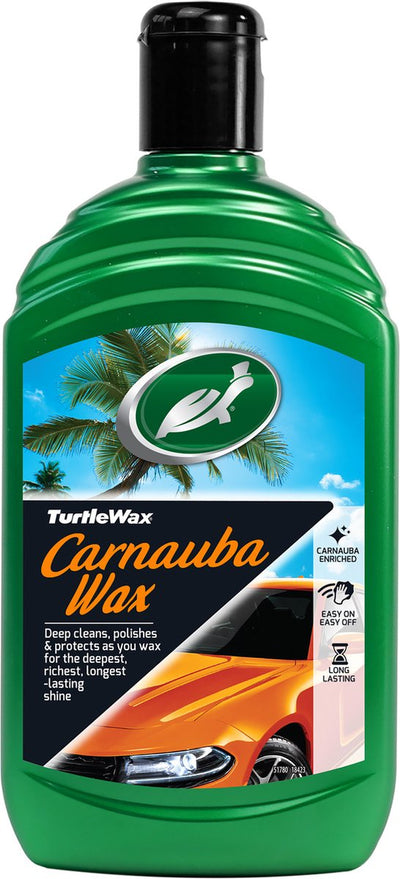 Turtle Wax GL Carnauba Autowachs Autowachs – reinigt Politur – langanhaltender Schutz – verleiht langanhaltenden Glanz – 500 ml