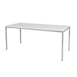 Besprechungs- und Kantinentisch 180x80x74cm Weißaluminium