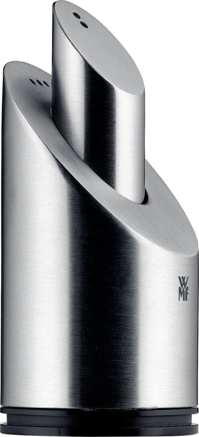 WMF Two-in-One – Salz- und Pfeffermühle – kompakt – Edelstahl – manuell – modernes Design