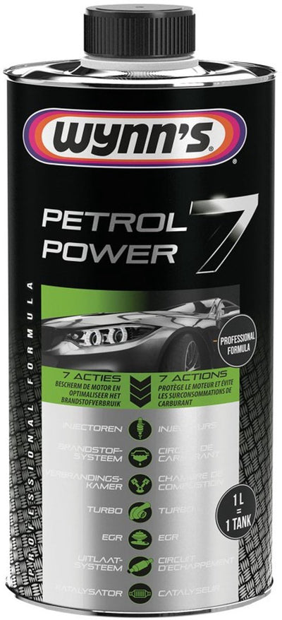 Wynn's Benzin Benzin Power 7 – Additiv 7-in-1 mit Komplettlösung für Benzinmotoren