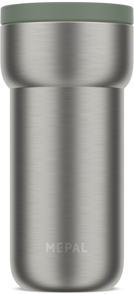 Mepal Isolierbecher Ellipse – 375 ml – Kaffeebecher to go – auslaufsicher – nordischer Salbei