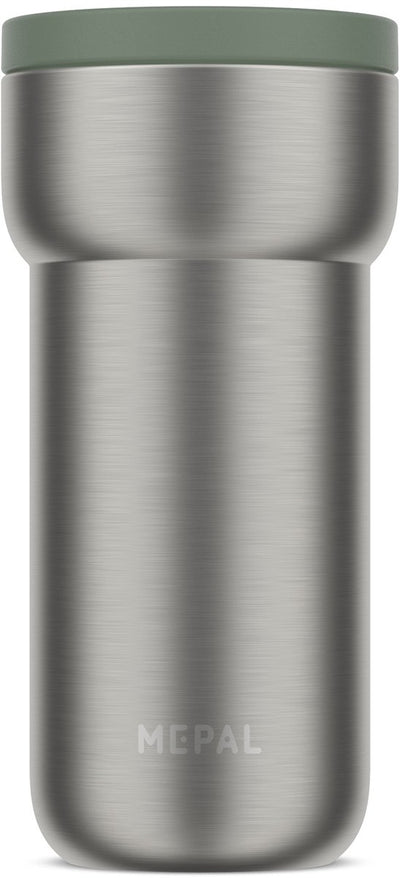 Mepal Isolierbecher Ellipse – 375 ml – Kaffeebecher to go – auslaufsicher – nordischer Salbei
