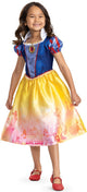 Disney-Prinzessin-Verkleidung – Schneewittchen, Schneewittchen-Kleid im Märchenbuch-Klassiker, Größe S (5 – 6 Jahre), Mädchen