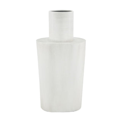 Natural Collections Vase aus Metall, H28,5 cm, weiß