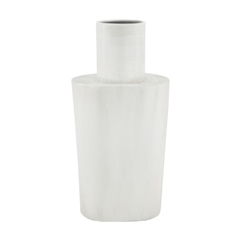 Natural Collections Vase aus Metall, H28,5 cm, weiß